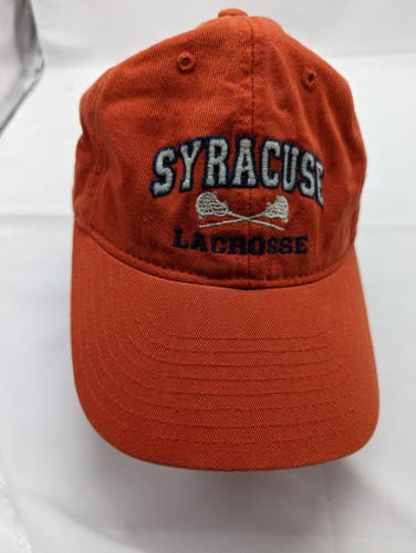 Orange Syracuse University Lacrosse  Adjustable Hat