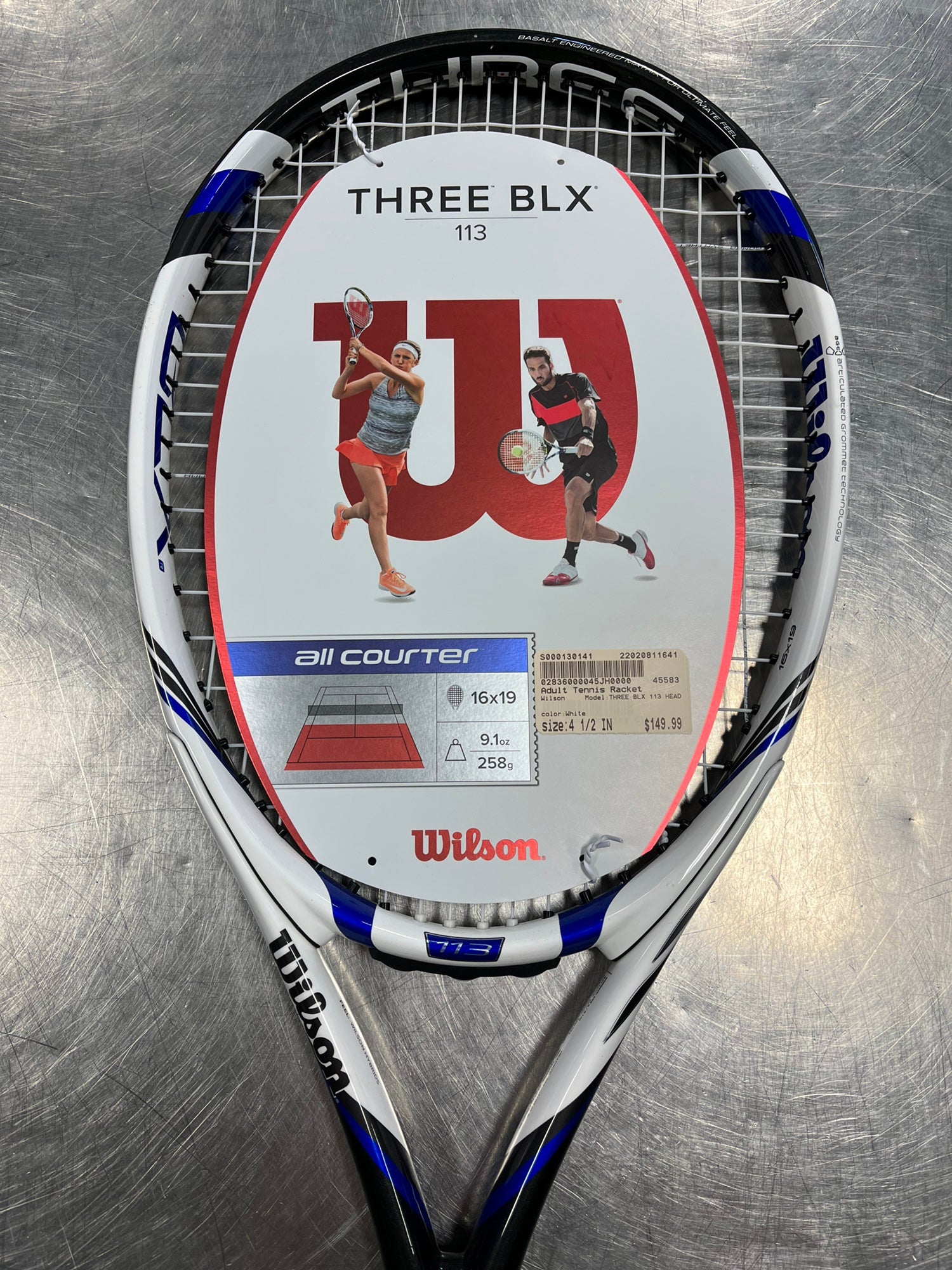 Wilson Three BLX 113 Tennis Racquet | SidelineSwap