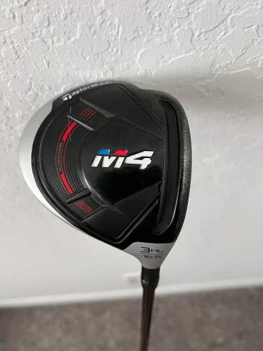 Men's Used TaylorMade Right Handed M4 Fairway Wood Senior Flex 3 Wood