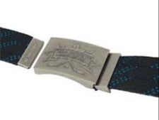 The original black hockey lace belt