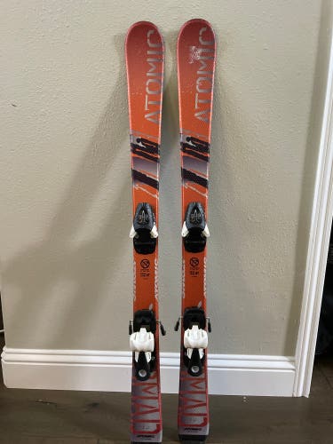 Used  Atomic With Bindings Nomad Crimson Ti Skis