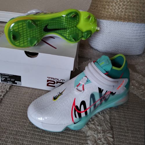 New Men's 9.5 Metal Nike Force Zoom Trout 7 Pro