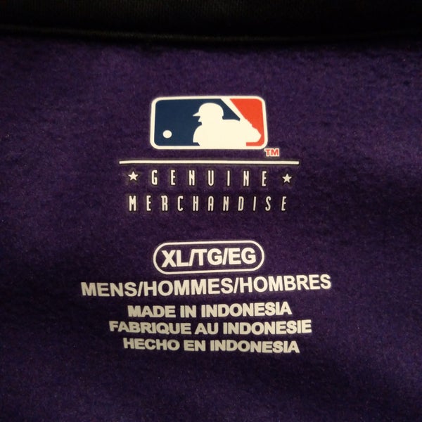 Women's Majestic Threads Purple Colorado Rockies Team Baseball