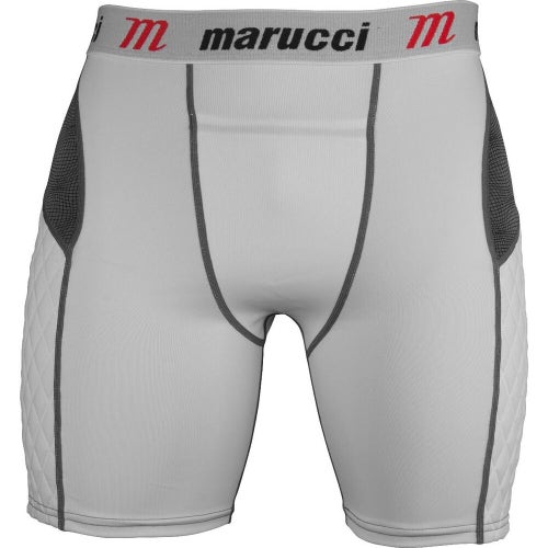 Marucci YOUTH Pro Style Padded Baseball Slider / Sliding Shorts With Cup  MASLCP