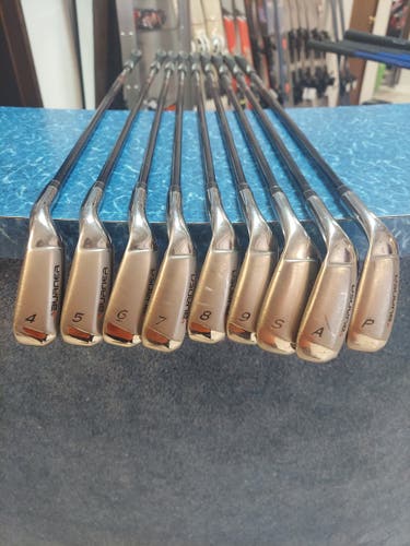 Used Men's TaylorMade Right Handed Burner Iron Set Regular Flex