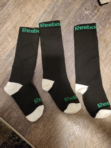 Black Adult Unisex New Small / Medium Reebok Skate Socks