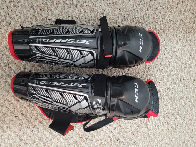 Used CCM JetSpeed FT350 Shin Pads