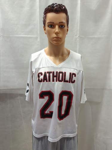 Catholic University Game Used Football Jersey XL NCAA