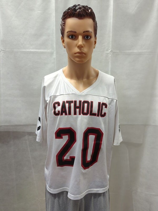 Youth Champion Gray Catholic University Cardinals Jersey T-Shirt