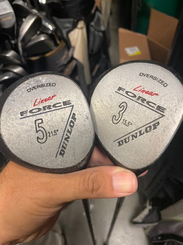 Dunlop Linear Force Wood 3 And 5 In Right Handed