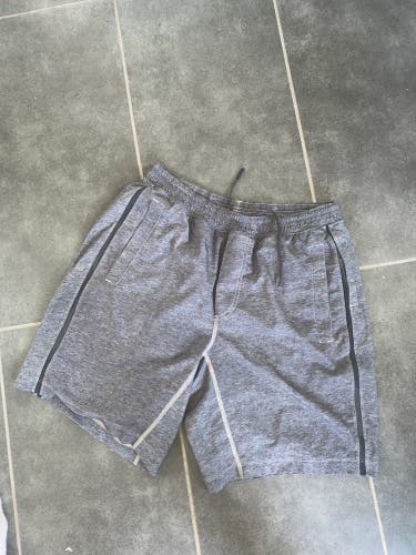 Gray Used Large Lululemon Shorts