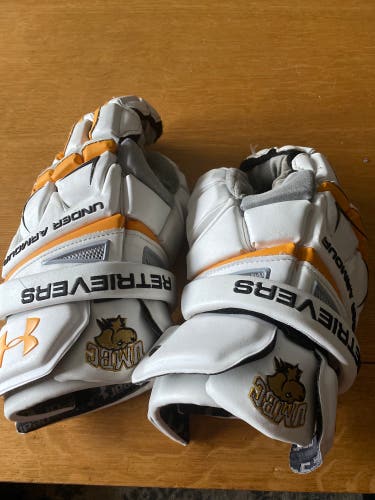 Used Under Armour 13" Engage Lacrosse Gloves