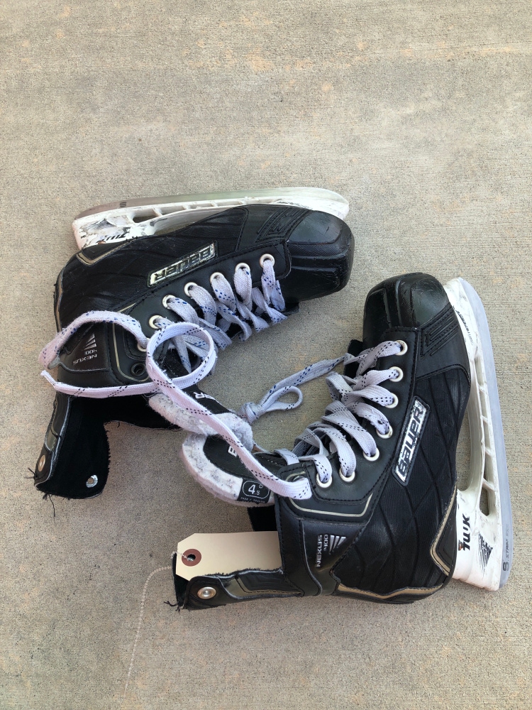 Used Junior Bauer Nexus 400 Hockey Skates D&R (Regular) 4.5
