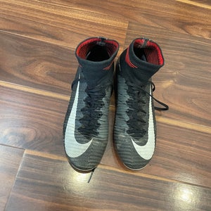 Black Used Size 5.0 (Women's 6.0) Nike Mercurial Superfly Cleats
