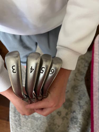 MENS Right Handed Stiff Flex Steel Shaft i15 Iron Set