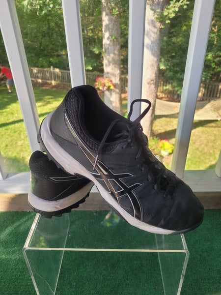 Black Adult Used Women's Size 10.0 Asics Gel-Lethal MP7 Turf Shoes