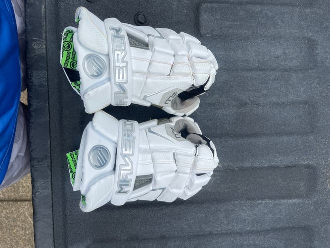 Used Player's Maverik 13" M4 Lacrosse Gloves