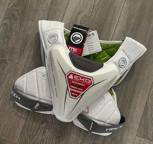 New Large Maverik M5 EKG Chest / Shoulder Pads