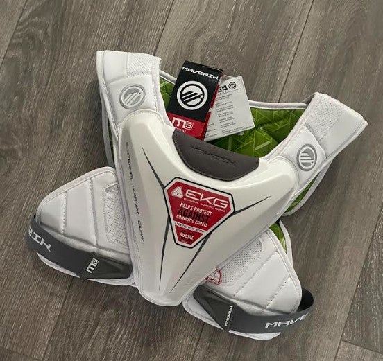 New Large Maverik M5 EKG Chest / Shoulder Pads