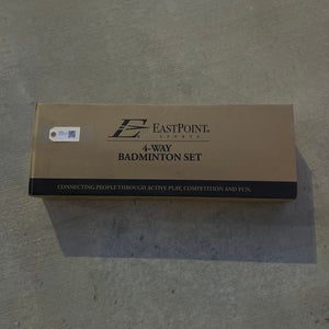 New EastPoint 4-Way Badminton Set