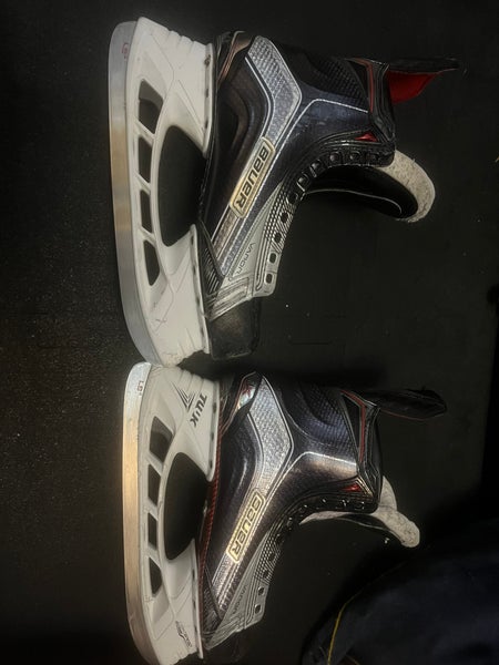 Used Bauer Wide Width Pro Stock Size 8 Vapor 1X Hockey Skates
