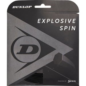 Dunlop Explosive Spin 17G Black Tennis String