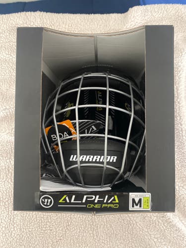 New Medium Warrior Alpha One Pro Helmet