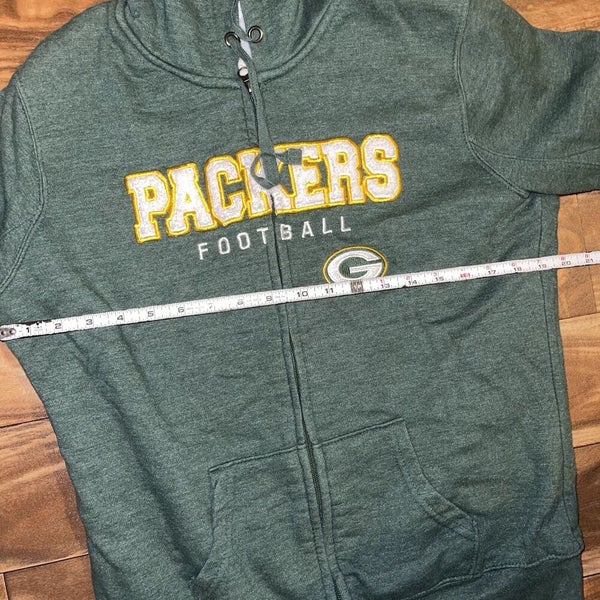 Women's Green Bay Packers New Era Forks Crewneck Medium Grey Heather