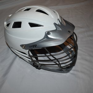 Cascade CPV-R Lacrosse Helmet w/ SPR Fit, White, S/M