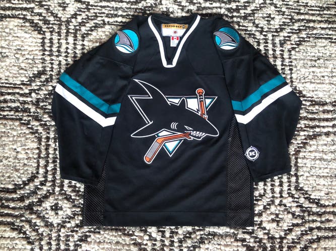 San Jose Sharks Black Koho Jersey Medium