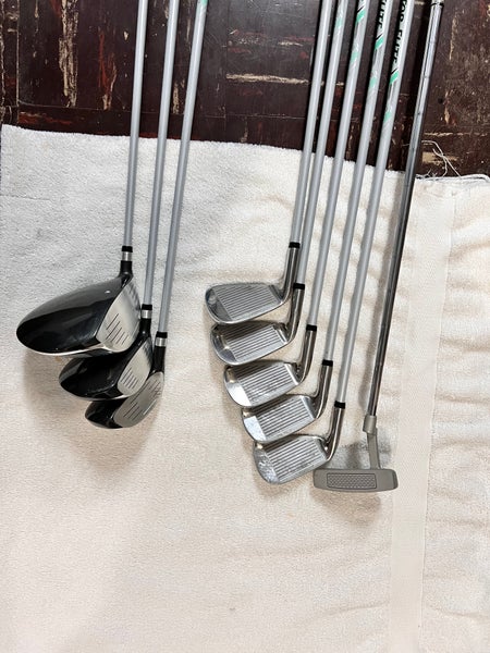 Used Women's Top Flite Right Handed Clubs (Full Set NO PUTTER) Ladies Flex 9 Pieces