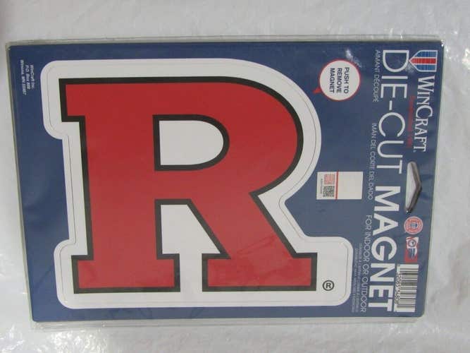 NCAA Rutgers Scarlet Knights 5.5" by 6.5" Auto Die-Cut Magnet Logo by WinCraft