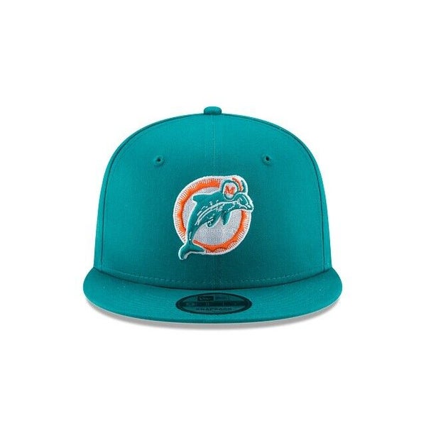 New Era / Men's Miami Dolphins Color Pack 9Fifty White Adjustable Hat