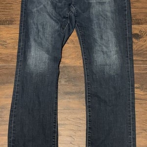 Lucky Brand Los Angeles CA 410 Athletic Fit Mid Washed Jeans Men's Sz 34 x 32