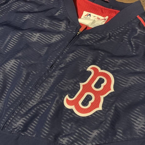 Majestic Authentic MLB Boston Red Sox Jacket Mens Large Therma insulated  Full