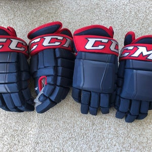 2 New Senior CCM HG97XP Gloves 14" Pro Stock