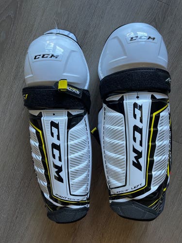 Used CCM Super Tacks AS1 Shin Pads