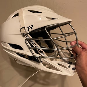 White lacrosse cascade mens r helmet