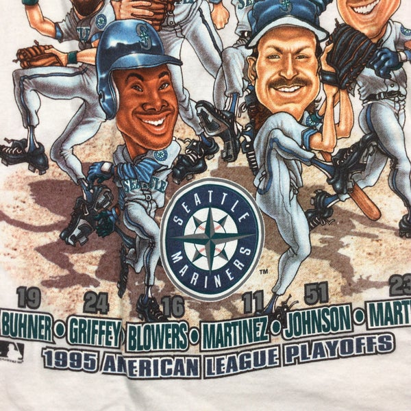American Classic Vintage 1997 Seattle Mariners MLB Single Stitch T-Shirt. Tagged As A Men’s Xl.