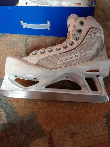 Junior Used Bauer Supreme One80 Hockey Goalie Skates Size 6