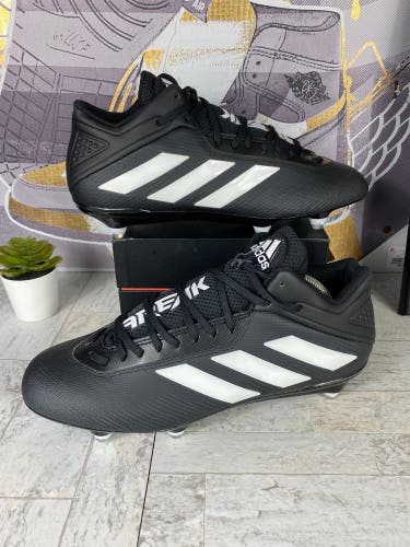 Adidas Freak Mid Football Detachable Cleats Black / White  FX2115 Mens Sz 10.5