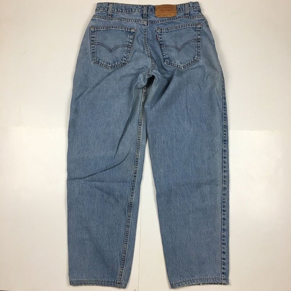 Levi's 560 Loose Fit Tapered Leg Light Wash Blue Jeans Made in USA Men's  34x30 | SidelineSwap