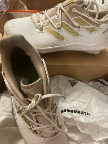 White Men's Metal Low Top Adizero