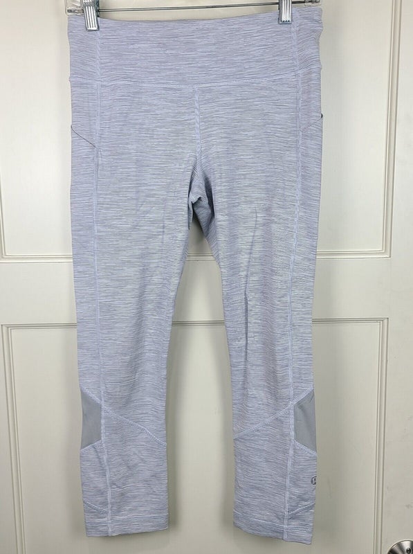 Lululemon On the Fly Pant size 4 Wee Are From Space Nimbus Battleship NWT  Stripe 