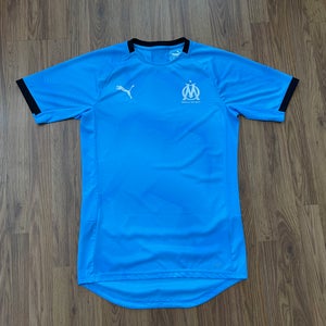Olympique de Marseille OM FRENCH LIGUE 1 Puma Size Medium Soccer Jersey!