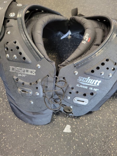 Used Schutt Ds Flex Youth Pads Xl Football Shoulder Pads