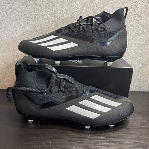 Adidas AdiZero Primeknit Blur Black White Football Cleats Size 13 GW7994