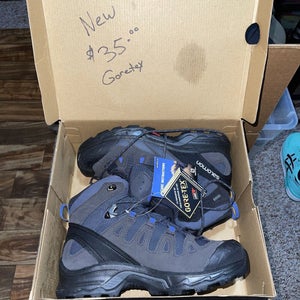 Salomon Quest Prime GTX Hiking Boots Women’s 7.5 Gore Tex Waterproof Contagrip