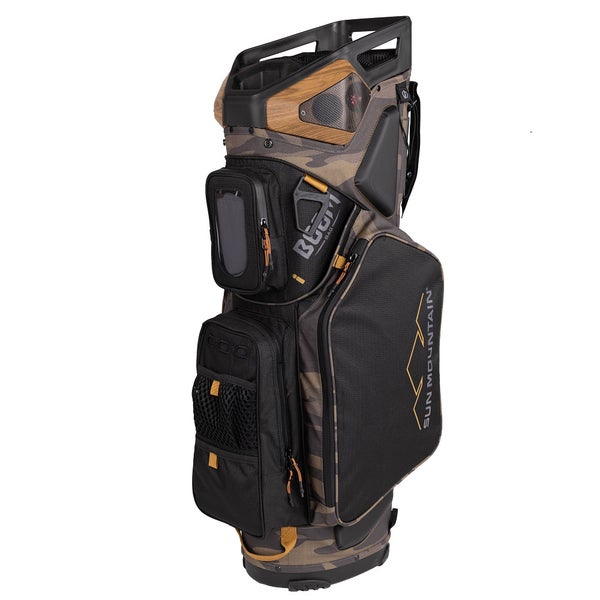 Sun Mountain Golf Boom Bag 2023 14-Way Divided Golf Cart Bag - Built in Speakers
