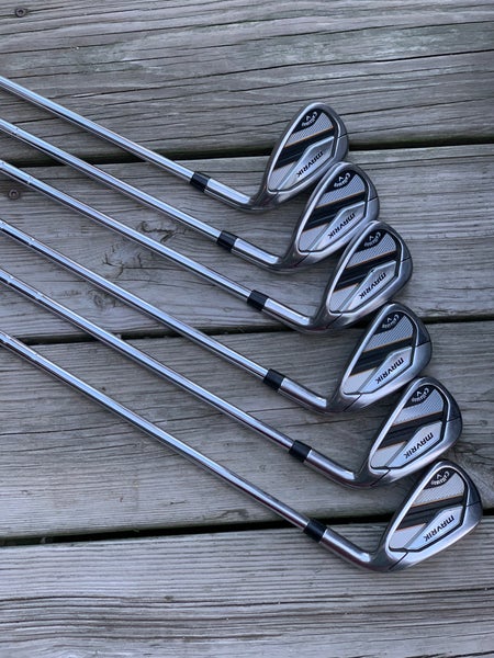 Men's Right Handed Stiff Flex Steel Shaft MAVRIK Iron Set